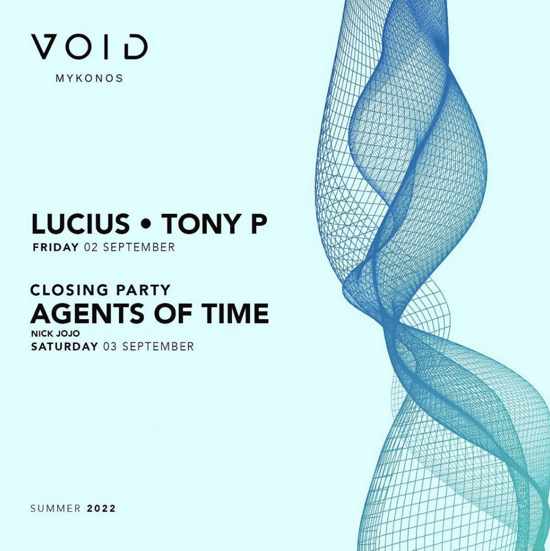 September 2 & 3 events at Void club on Mykonos