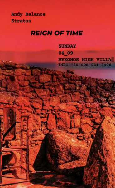 September 4 Mykonos High villa party DJ lineup