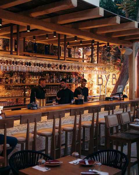 Byblos restaurant and bar on Mykonos