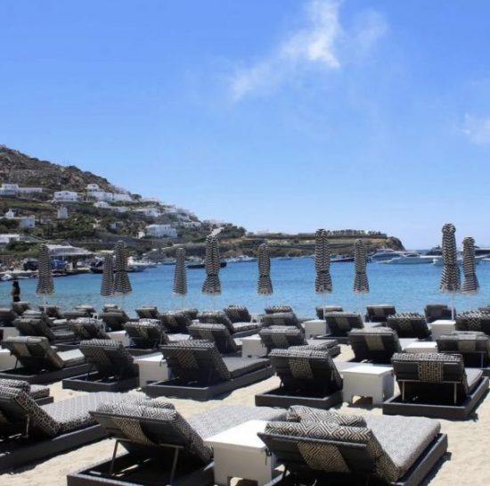 Pasaji beach club on Mykonos