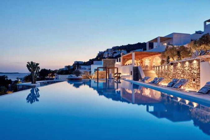 Katikies luxury hotel on Mykonos
