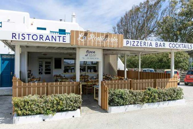 La Rosticceria Italian restaurant on Mykonos