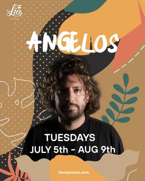 Lio Mykonos presents Angelos on Tuesdays during summer 2022