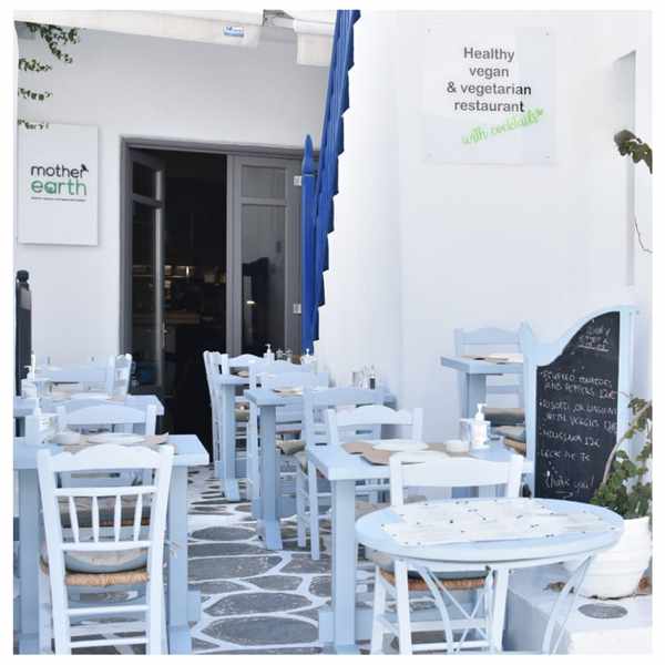 Mother Earth restaurant on Mykonos