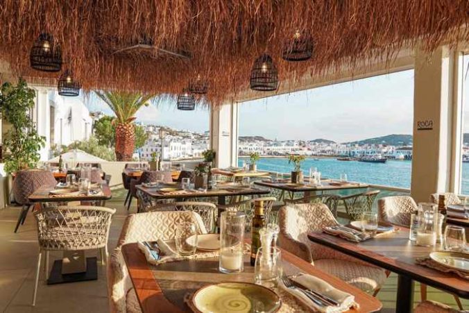 Roca Restaurant on Mykonos
