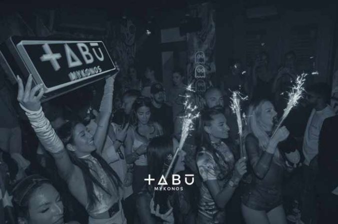 Tabu Mykonos nightclub seen in a photo from its social media pages