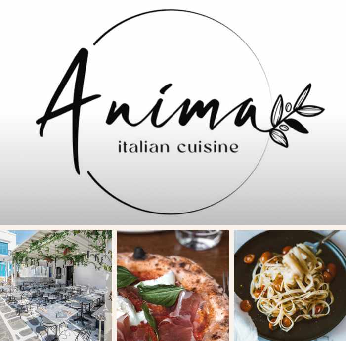 Anima Italian cuisine restaurant on Mykonos