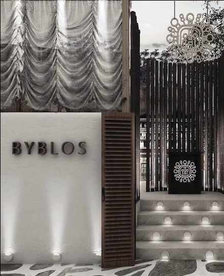 Byblos restaurant on Mykonos
