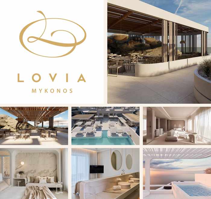 Lovia luxury hotel on Mykonos
