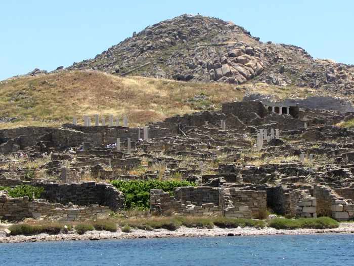 ruins on Delos island