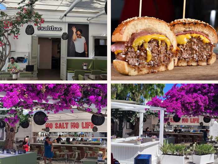 Photos of Saltbae Mykonos burger restaurant by Dimitris Koutsoukos