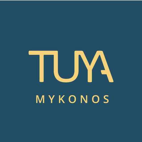 the logo for the Tuya restaurant opening on Mykonos in 2022
