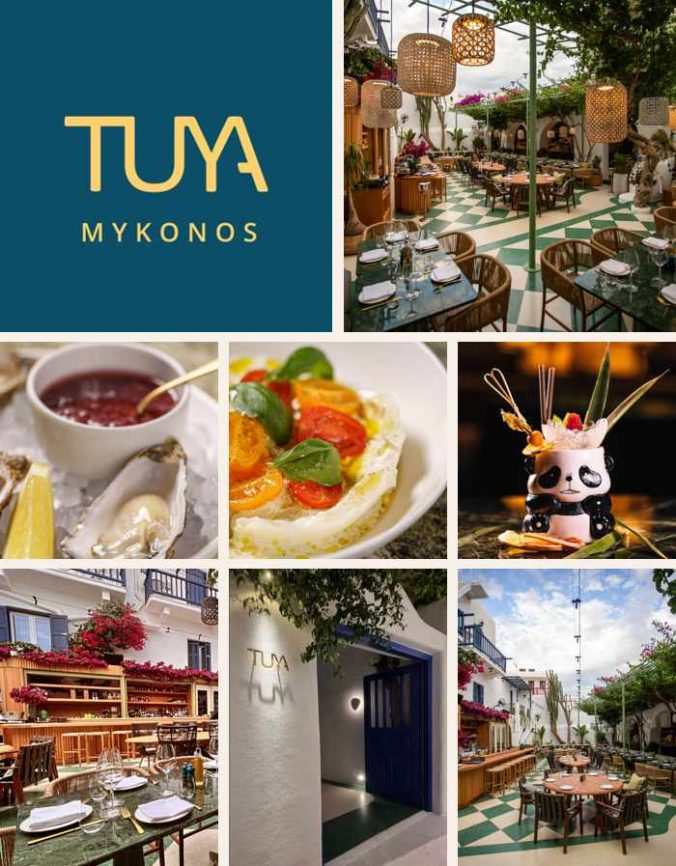 Tuya restaurant on Mykonos