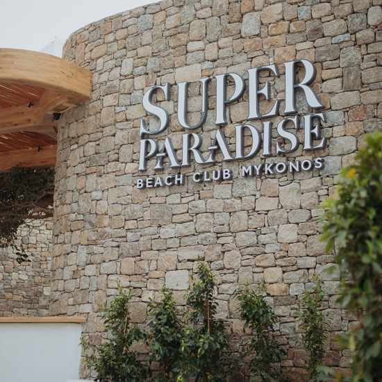 Super Paradise Beach Club on Mykonos