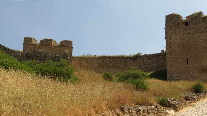 outer walls of Acrocorinth Castle