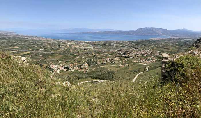 Acrocorinth Castle view
