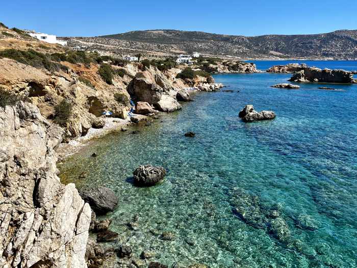 the coast at Amoopi on Karpathos