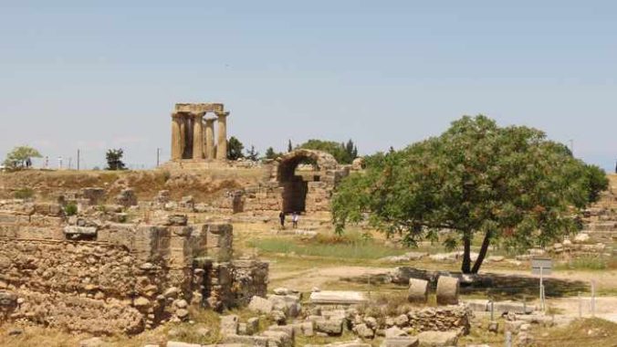 archaeological site of Ancient Corinth