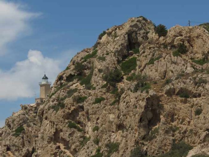 Melagavi lighthouse near the Heraion of Perachora