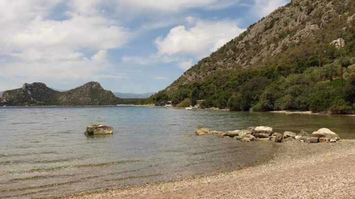 Vouliagmeni Lake near Loutraki Greece