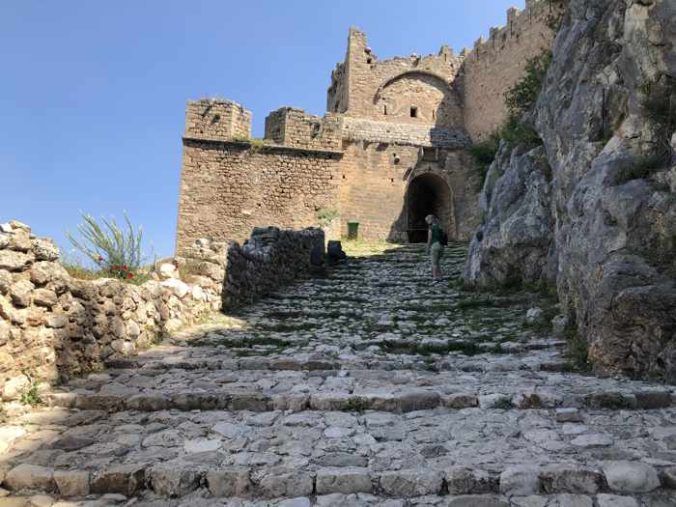 one of the entrance gates to Acrocorinth Castle