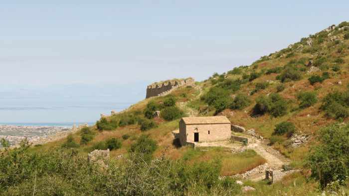 Agios Dimitrios church in the Acrocorinth Castle