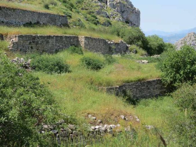 Acrocorinth Castle grounds