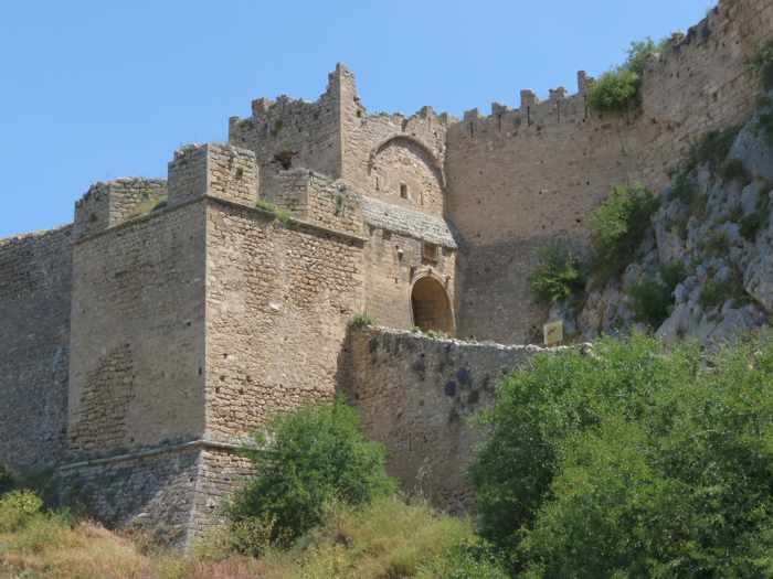 Entrance gate to Acrocorinth castle