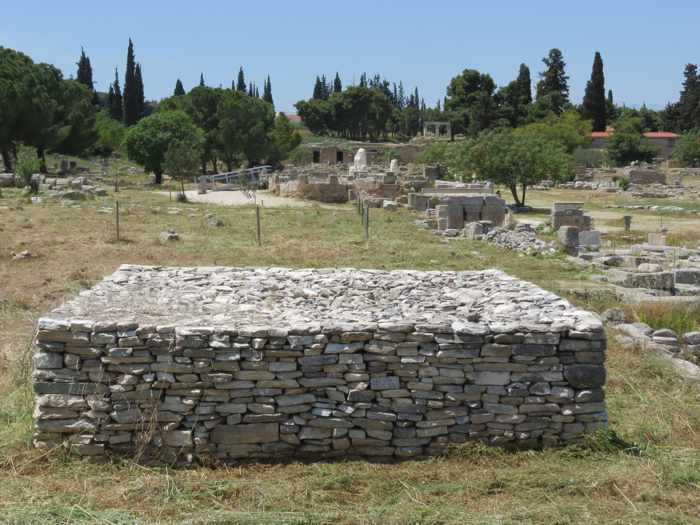 the archaeological site of Ancient Corinth