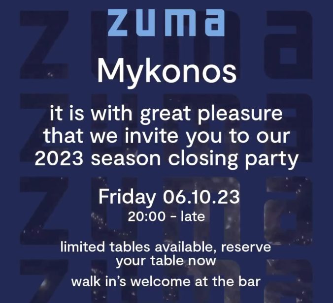 Zuma Mykonos
