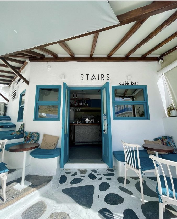 Stairs Cafe Bar on Mykonos