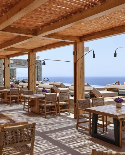 Comus restaurant on Mykonos