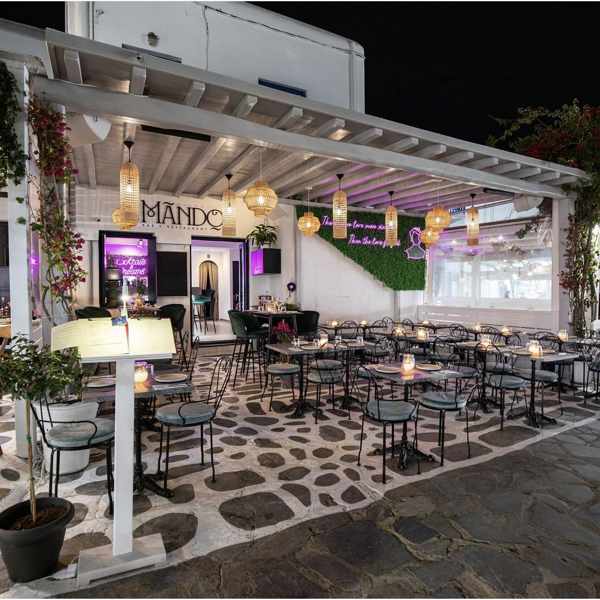 Mando Restaurant on Mykonos 