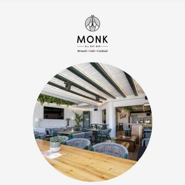 Monk all day bar on Mykonos 