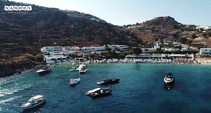 Nammos Hotel and beach club on Mykonos