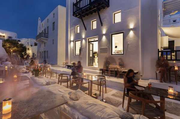 Parthenis Cafe on Mykonos