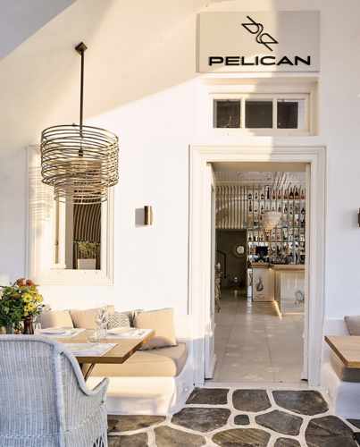 Pelican restaurant on Mykonos