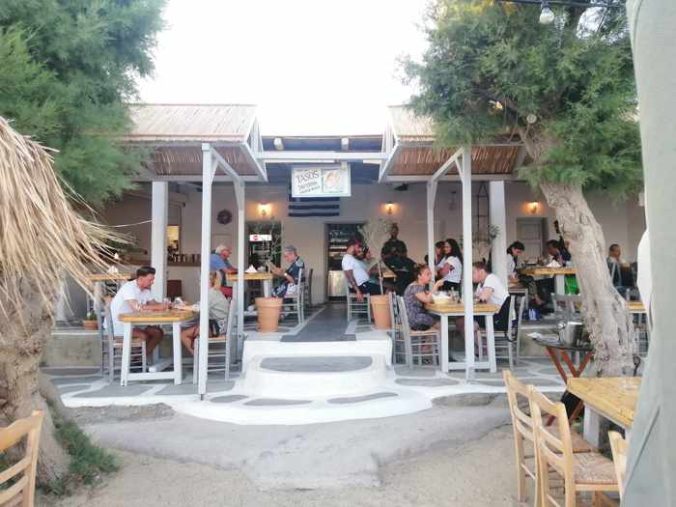Tasos Taverna on Mykonos