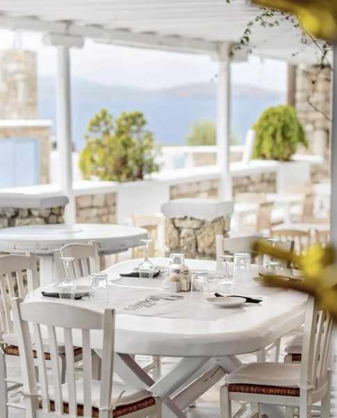 Vasilikos restaurant on Mykonos 